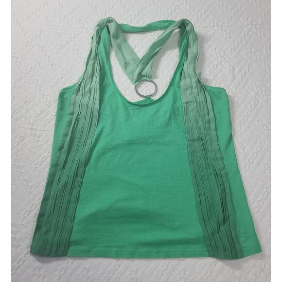 Armani exchange women's tank top green NWT Size Medium Festival Resort Wear - Picture 3 of 9